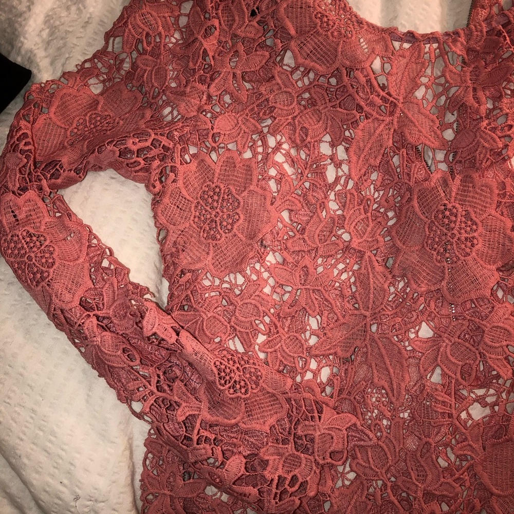 Pink crop top